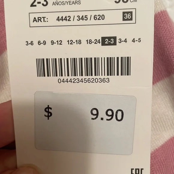 Zara kids striped shirts NWT 2-3 - Picture 4 of 4